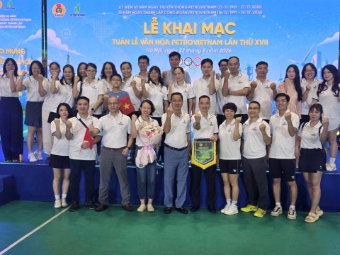 PVChem sôi nổi tham gia Lễ khai mạc Tuần lễ Văn hóa Petrovietnam và Hội thao khu vực phía Bắc năm 2026